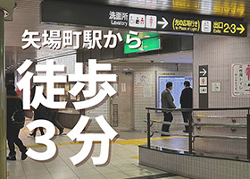 矢田駅からアクセス01